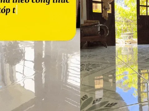 Cận Tết, chị em “nghiện” công thức lau nhà đang lan truyền trên mạng: Sàn bóng loáng, nhà thơm không chịu nổi