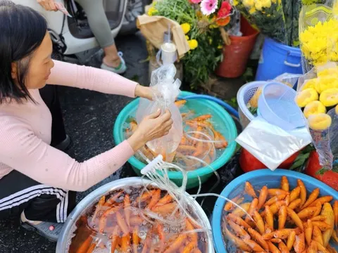 Giá hoa vạn thọ, xôi chè ít biến động, khách tranh thủ sắm lễ cúng ông Táo sớm