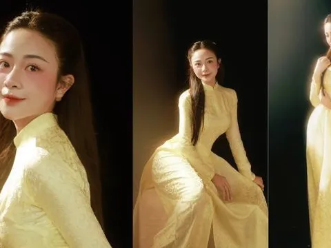 Mỹ nhân xứ Nghệ có thể “đánh bại” Doãn Hải My, soán ngôi nàng WAGs diện áo dài đẹp nhất