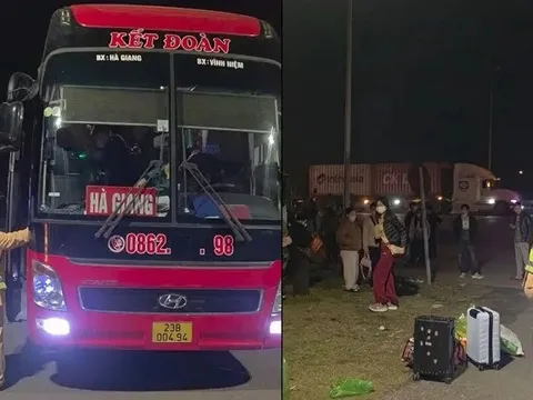 Xe khách 41 chỗ "nhồi" 72 người, chủ xe và tài xế bị phạt gần 200 triệu đồng