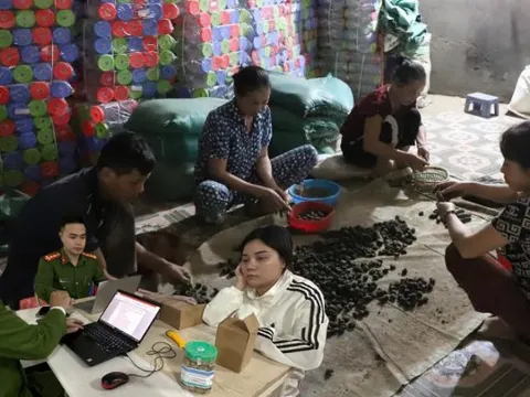 Đồng loạt khám xét 6 địa điểm ở 2 tỉnh trong chuyên án thuốc giả quy mô lớn, bắt Đoàn Thị Lam SN 1972