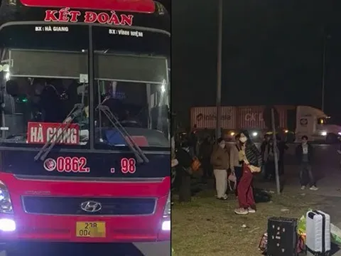 Một xe khách bị phạt số tiền ‘khủng’ - gần 200 triệu đồng ngày cận Tết