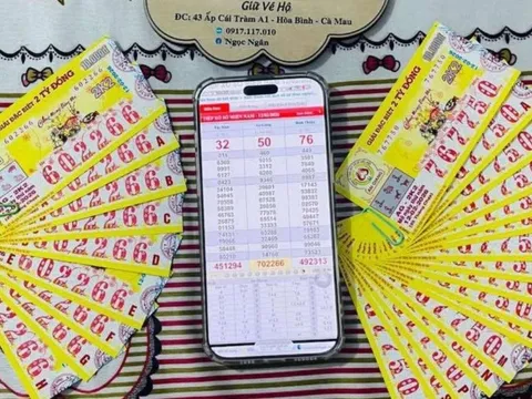Xổ số miền Nam ngày 13-2: Giải độc đắc lại “nổ” ở đại lý vé số Hổ