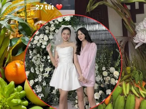 Doãn Hải My và Ngô Tố Uyên cùng khoe mâm ngũ quả ngày Tết: Ai khéo tay hơn?