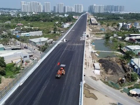 Xuân về trên công trường đường Vành đai 3 TPHCM