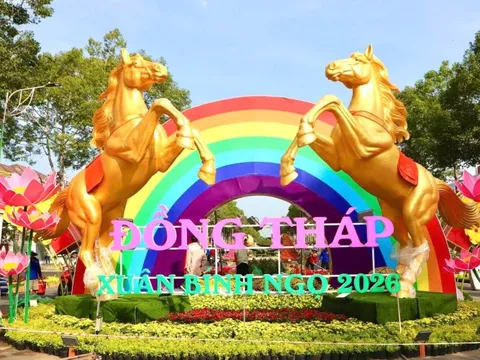 Linh vật ngựa ở Đồng Tháp và An Giang được du khách hết lời khen ngợi