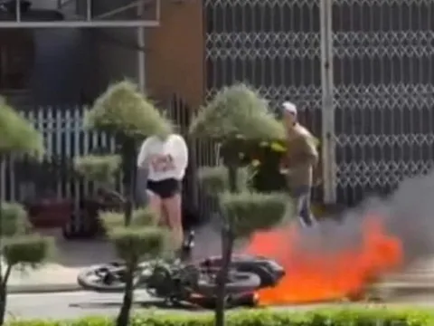 Bắt khẩn cấp Nguyễn Văn Thắng SN 1992 trong vụ đốt xe, định đánh CSGT