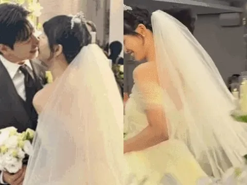 Đám cưới náo loạn đầu năm của diễn viên - ca sĩ 9X: Nụ hôn ngôn tình không hot bằng thái độ của cô dâu