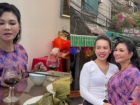 Nữ NSƯT từ Mỹ về, lần đầu tiên ăn Tết Hà Nội: Ra giữa phố đường tàu thả dáng