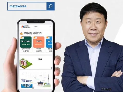 CEO của Han Edu Tech, Han Il-hwan lãnh đạo mở rộng hoạt động khảo thí tiếng Hàn ra toàn cầu thông qua ứng dụng MetaKorea