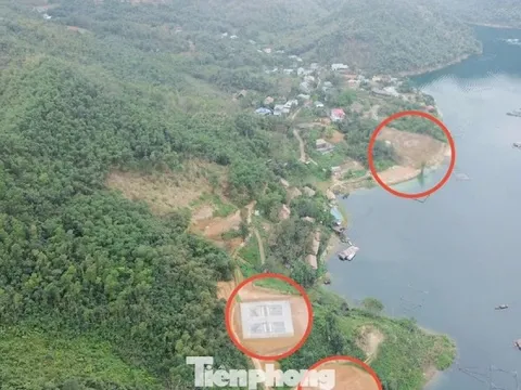 Chủ tịch tỉnh Phú Thọ chỉ đạo kiểm tra, làm rõ vụ bạt núi, lấn hồ Hòa Bình