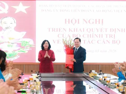 Ông Nguyễn Anh Tuấn giữ chức Bí thư Đảng ủy Tổng Liên đoàn Lao động Việt Nam