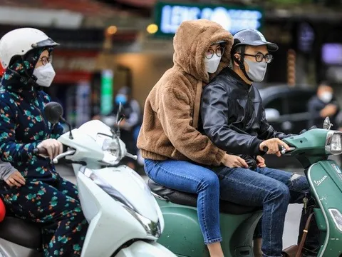 Diễn biến mới nhất của đợt không khí lạnh, có thể gây lốc, sét, mưa đá và gió giật mạnh trên biển