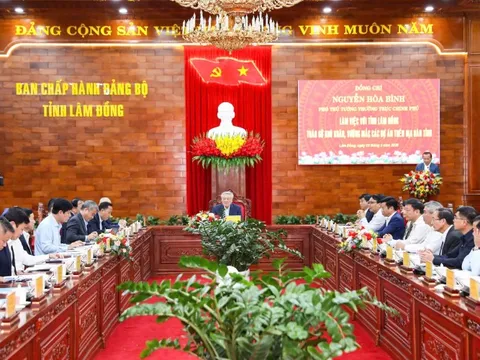 Phó Thủ tướng Nguyễn Hòa Bình yêu cầu xử lý dứt điểm các dự án “đắp chiếu” tại Lâm Đồng