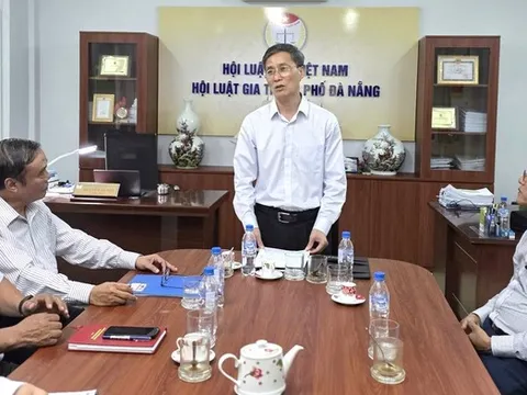 Ông Nguyễn Khánh Ngọc thăm và làm việc với Hội Luật gia Đà Nẵng