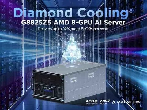 Akash Systems công bố máy chủ AI làm mát bằng kim cương đầu tiên trên thế giới sử dụng GPU AMD Instinct™ MI350X và hợp tác cùng MiTAC Computing