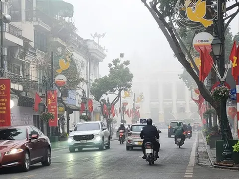 Miền Bắc trời rét về đêm và sáng sớm, miền Nam xuất hiện mưa dông