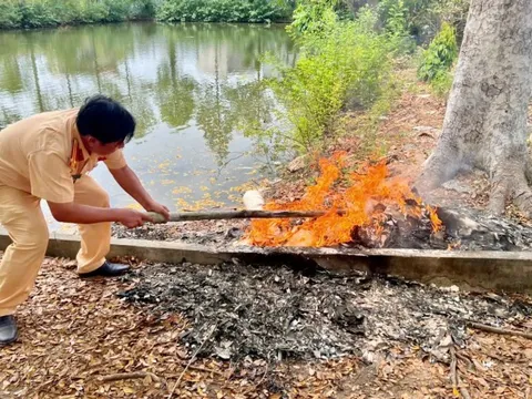 Tây Ninh tiêu hủy hơn 70.000 phôi đăng ký xe