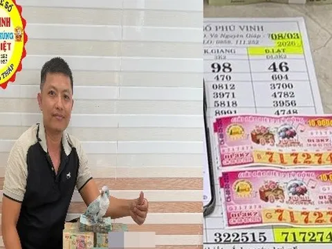 Người đàn ông “ôm” vé trúng độc đắc xổ số miền Nam từ ngày 8-3