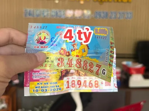 Chiều 11-3, xuất hiện nhiều người trúng giải độc đắc xổ số miền Nam