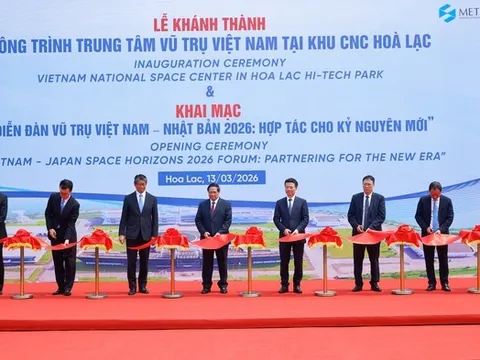 Khánh thành Trung tâm Vũ trụ Việt Nam