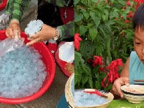 Đặc sản này ở Huế đã vào mùa: Màu xanh trong veo mát mắt, dân bản địa mê mệt có khi chẳng có mà ăn