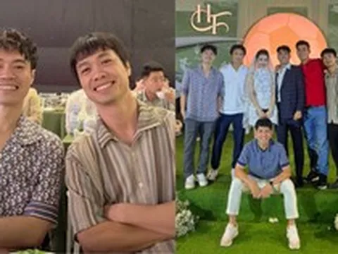 Hiếm hoi lắm mới thấy Công Phượng, dàn tuyển thủ U19 Việt Nam gây bão năm nào hội ngộ ở đám cưới Đức Huy