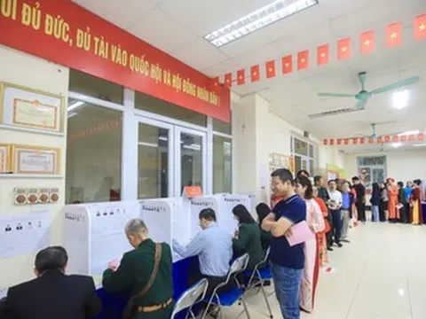 Hà Nội: Hơn 1 triệu cử tri đã đi bầu cử trước 9 giờ sáng