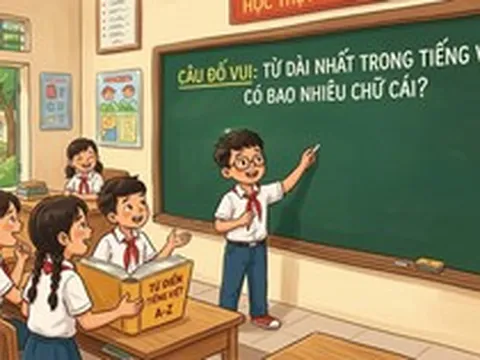 Từ dài nhất trong tiếng Việt có bao nhiêu chữ cái?