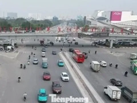 Hà Nội phân luồng giao thông để thi công hầm chui nút giao Cổ Linh