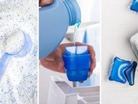 Dùng nước giặt hay bột giặt tốt hơn?