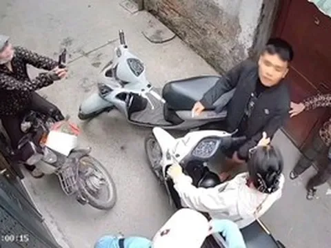 Công an làm việc với nam thanh niên tạt đầu xe, tát liên tiếp người phụ nữ