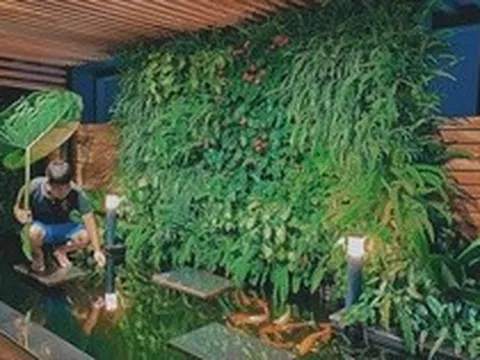 Cận cảnh khu vườn "trong mơ", được đầu tư hơn 3 tỷ đồng trên sân thượng tầng 30 tại Hưng Yên