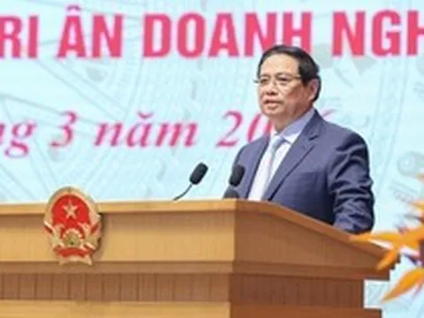 TỔNG THUẬT: Hội nghị "DOANH NGHIỆP GÓP PHẦN VÀO TĂNG TRƯỞNG 2 CON SỐ và THỦ TƯỚNG CHÍNH PHỦ TRI ÂN DOANH NGHIỆP"