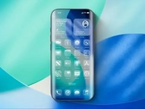 Mẫu iPhone bằng kính toàn phần, không phím bấm lộ diện