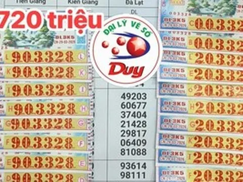 Chiều 30-3, đại lý thông tin về nhiều người trúng thưởng xổ số miền Nam