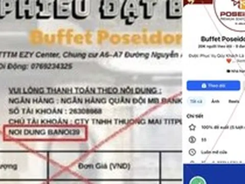Công an Đồng Nai cảnh báo giả mạo nhà hàng trên mạng xã hội để lừa đảo