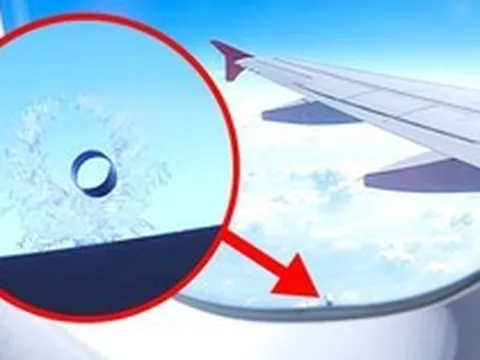 Hơn 90% người đi máy bay không biết công dụng của chiếc lỗ nhỏ trên kính cửa sổ cabin