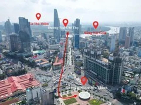 Cận cảnh vị trí sẽ xây dựng 2 tuyến Metro ngầm xuyên sông Sài Gòn