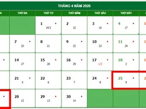 Hoán đổi để nghỉ 9 ngày liên tiếp dịp Giỗ Tổ, 30-4 và 1-5: Bộ Nội vụ nói gì?