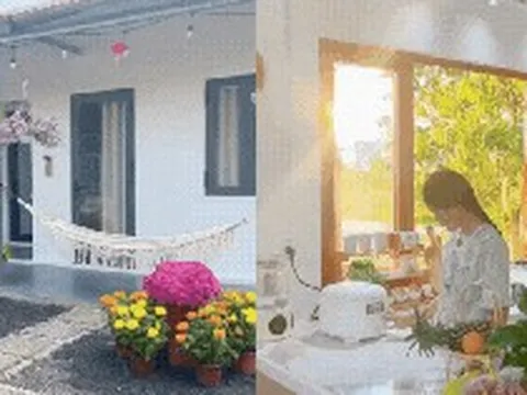 25 tuổi xây nhà 70m² chỉ với 200 triệu ở Khánh Hòa: Nhìn căn nhà nhỏ giữa sân vườn, nhiều người không tin nổi chi phí