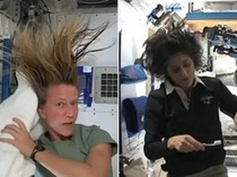 Tiết lộ cách thức kỳ lạ để làm đẹp của các nữ phi hành gia ngoài không gian