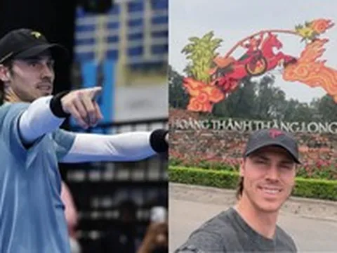 Tay vợt top 4 PPA Christian Alshon đi thăm Hoàng thành Thăng Long, ngỡ ngàng vì pickleball phủ khắp phố phường tại Việt Nam