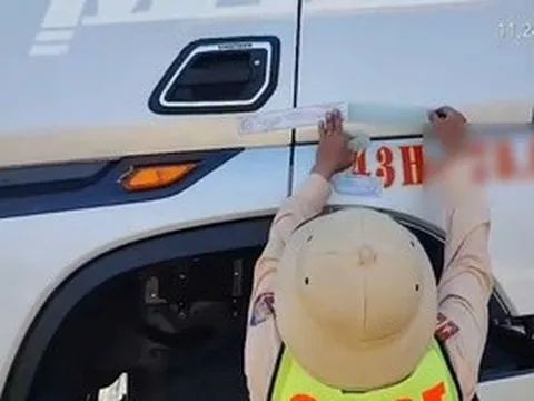 Phạt nặng xe đầu kéo “3 không” chạy trên tuyến cao tốc Phan Thiết – Vĩnh Hảo