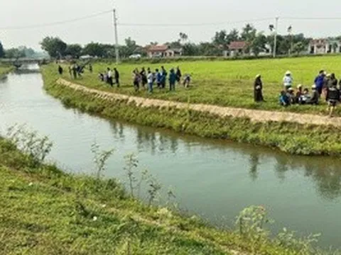 Xuống kênh thuỷ lợi để tắm, nam sinh lớp 8 đuối nước tử vong