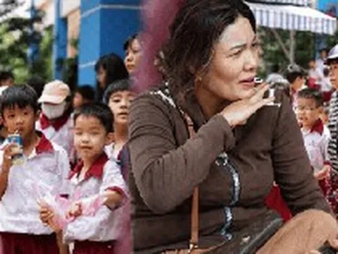 Cảnh tượng lạ giữa trưa nắng trước Trường Tiểu học Bình Quới Tây sau vụ 202 học sinh nghi ngộ độc ở TP.HCM