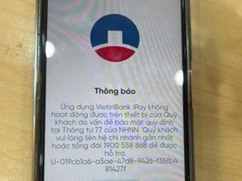 Nhiều người tá hỏa vì bất ngờ bị khóa ứng dụng ngân hàng