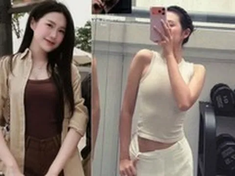 Doãn Hải My khoe eo thon, bụng phẳng lỳ trong phòng gym riêng tại biệt thự bạc tỷ