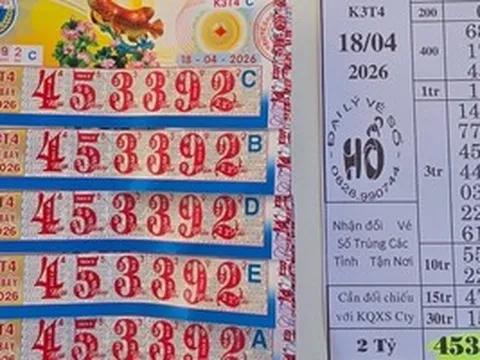 Sáng 19-4, nhiều người ở TPHCM, Vĩnh Long và Cà Mau trúng xổ số miền Nam