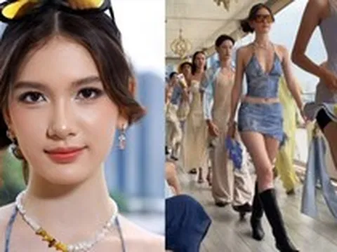 Em gái chân dài 19 tuổi của thủ môn Lâm Tây debut làm người mẫu, nhan sắc và thần thái gây chú ý trên sàn catwalk